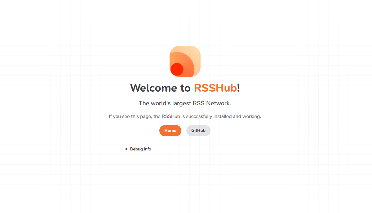 RssHub服务Docker部署